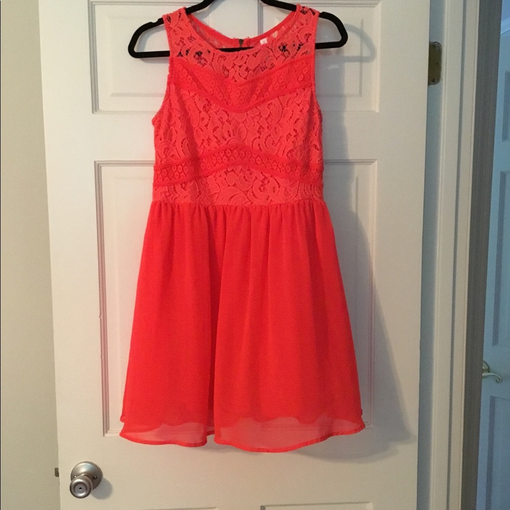 Pink Lace Dress